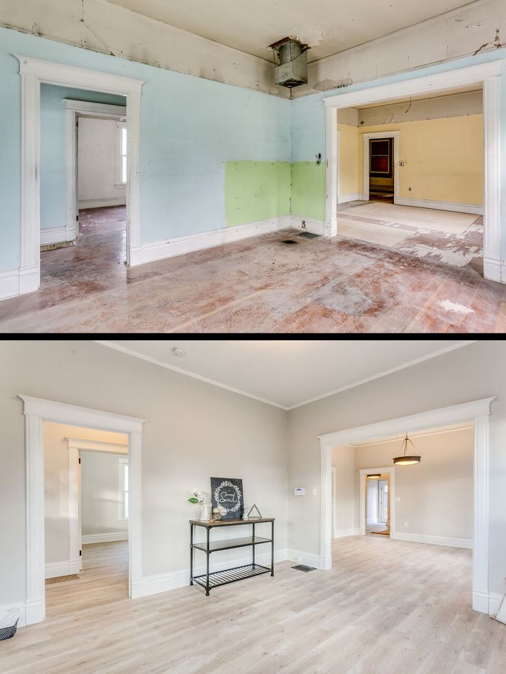 Whole home before and after remodel